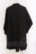 画像2: NO ID. BLACK / BIGロングプリントシャツ ONE ブラック O-25-03-13-060-NO-sh-YM-ZT335 (2)