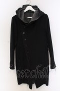 NO ID. BLACK / Wフェイスフーデットコート 1 ブラック O-25-03-13-062-NO-ou-YM-ZT-M126