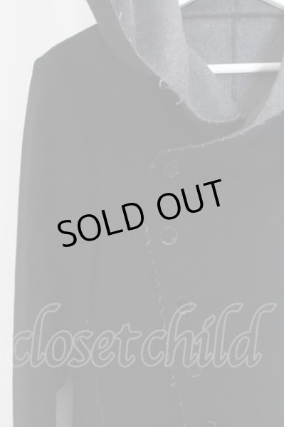 画像2: NO ID. BLACK / Wフェイスフーデットコート 1 ブラック O-25-03-13-062-NO-ou-YM-ZT-M126 (2)