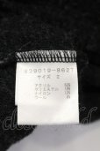 画像3: NO ID. / ビキューレラムパイルV/Nプルオーバーニットソー 2 ブラック O-25-03-13-068-NO-to-YM-ZT333 (3)