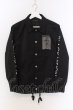 画像1: NO ID. / PストレッチBLACK VISIONプリントコーチジャケット 1 ブラック O-25-03-13-075-NO-ja-YM-ZT-M126 (1)