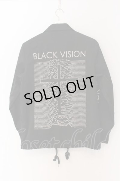 画像2: NO ID. / PストレッチBLACK VISIONプリントコーチジャケット 1 ブラック O-25-03-13-075-NO-ja-YM-ZT-M126 (2)