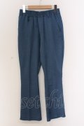 NO ID. / リンクルフレアパンツ 1 ブルー O-25-03-13-079-NO-pa-YM-ZT333