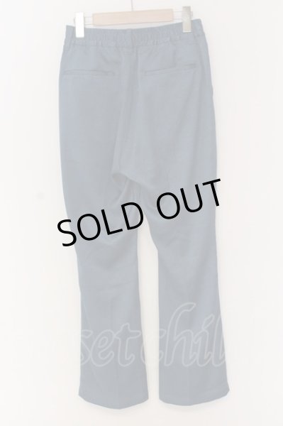 画像2: NO ID. / リンクルフレアパンツ 1 ブルー O-25-03-13-079-NO-pa-YM-ZT333 (2)