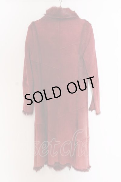 画像3: TORNADO MART / トスカーナームートンロングコート M ボルドー O-25-03-13-001-TO-ou-YM-ZT-M126 (3)