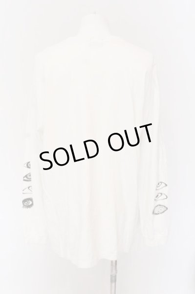 画像3: ガリュウホンポ / 円周率ロングTシャツ  ホワイト O-25-03-13-009-GA-ts-YM-OS (3)