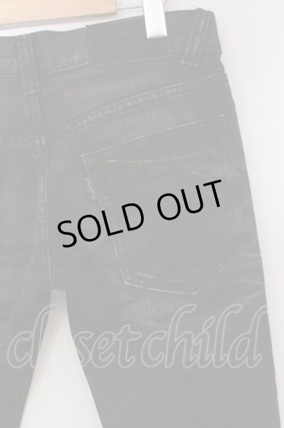 画像3: TORNADO MART / ダークゼブラシューカットデニムパンツ S ボルドー O-25-03-13-083-TO-pa-YM-OS (3)