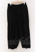 画像1: NO ID. BLACK / フラッタリングバギートラウザーズパンツ 2 ブラック O-25-03-13-084-NO-pa-YM-ZT333 (1)