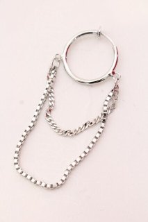 NO ID. / シルバービッグフェザーロザリオネックレス シルバー T-25-10