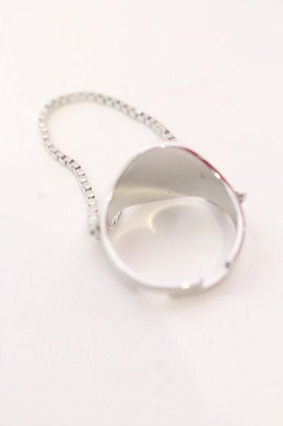 画像2: NO ID. / スウィングチェーンリング ONE（F） シルバー O-25-03-13-093-NO-ac-YM-ZT155 (2)