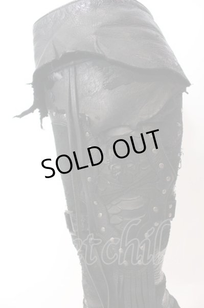 画像3: Hiromu Takahara / ミックスアニマルブーツ 40 1/2 ブラック O-25-03-13-099-Hi-sho-YM-OS (3)