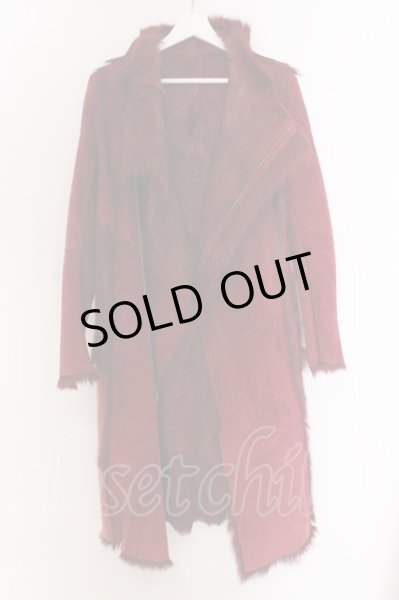 画像4: TORNADO MART / トスカーナームートンロングコート M ボルドー O-25-03-13-001-TO-ou-YM-ZT-M126 (4)