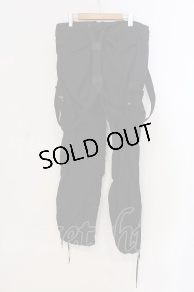 画像3: goa / パラシュートカーゴパンツ F ブラック O-25-03-16-032-go-pa-YM-OS (3)