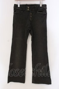 TORNADO MART / バイオウォッシュスーパーストレッチフレアパンツ M ダークグレー O-25-03-16-034-TO-pa-YM-ZT247