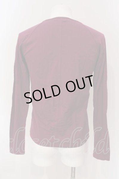 画像2: TORNADO MART / プリントディープVネックカットソー  パープル O-25-03-16-004-TO-to-YM-ZT245 (2)