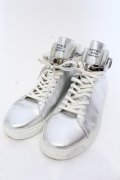 BUFFALO BOBS / DUC-BASKET（デュクバスケット）ハイカットスニーカー 43 シルバー O-25-03-16-036-BU-sho-YM-ZT-S004