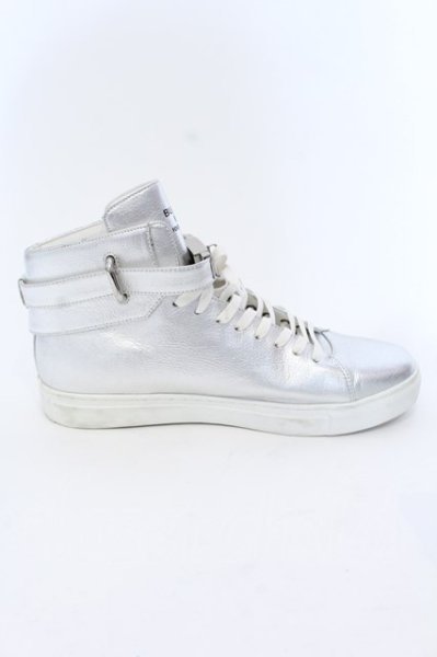 画像6: BUFFALO BOBS / DUC-BASKET（デュクバスケット）ハイカットスニーカー 43 シルバー O-25-03-16-036-BU-sho-YM-ZT-S004 (6)