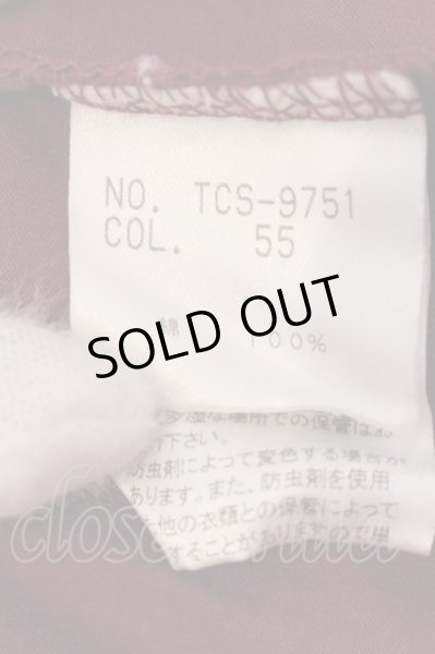 画像3: TORNADO MART / プリントディープVネックカットソー  パープル O-25-03-16-004-TO-to-YM-ZT245 (3)