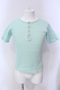 TORNADO MART / テレコヘンリーTシャツ  ミント O-25-03-16-006-TO-ts-YM-ZT245