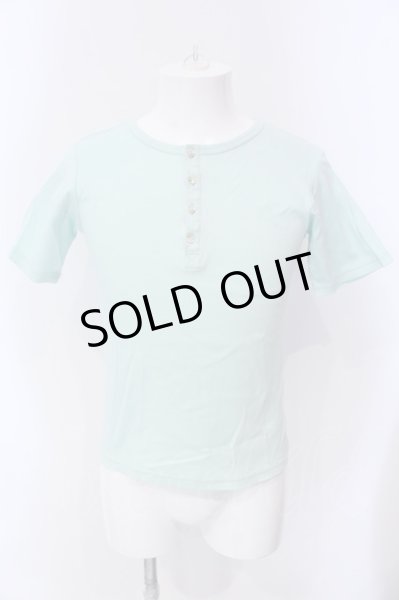 画像1: TORNADO MART / テレコヘンリーTシャツ  ミント O-25-03-16-006-TO-ts-YM-ZT245 (1)