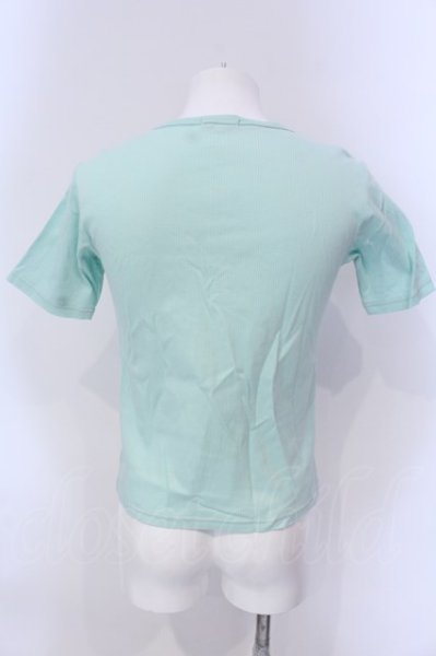 画像2: TORNADO MART / テレコヘンリーTシャツ  ミント O-25-03-16-006-TO-ts-YM-ZT245 (2)