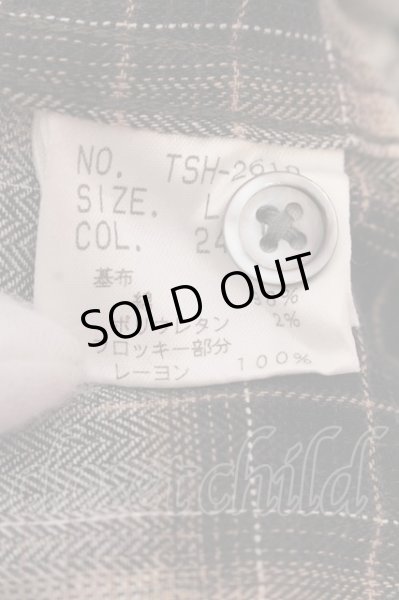 画像3: TORNADO MART / フロッキーチェックシャツ L ブラウンxブラック O-25-03-16-011-TO-sh-YM-ZT245 (3)