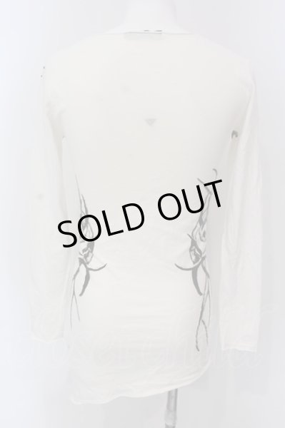 画像4: CIVARIZE / Gaze シープスカルアシンメトリーカットソー 44 ホワイト O-25-03-16-012-CI-to-YM-OS (4)