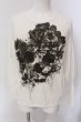 画像1: CIVARIZE / Buryスカルプリントドルマンカットソー 46 ホワイト O-25-03-16-013-CI-to-YM-ZT330 (1)