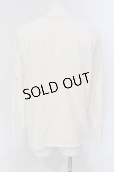 画像2: CIVARIZE / Buryスカルプリントドルマンカットソー 46 ホワイト O-25-03-16-013-CI-to-YM-ZT330 (2)