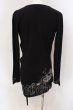 画像2: CIVARIZE / Purify ドレープロングカットソー 46 ブラック O-25-03-16-015-CI-to-YM-ZT330 (2)