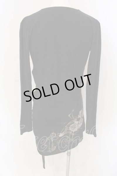 画像2: CIVARIZE / Purify ドレープロングカットソー 46 ブラック O-25-03-16-015-CI-to-YM-ZT330 (2)