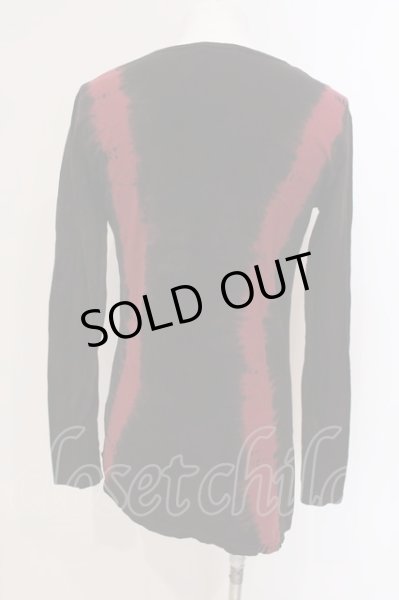 画像3: CIVARIZE / ムラ染めアシンメトリーロングカットソー 46 レッド O-25-03-16-016-CI-to-YM-OS (3)