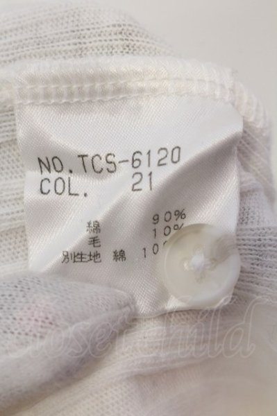 画像3: TORNADO MART / ヘンリーテレコカットソー  ホワイト O-25-03-16-002-TO-to-YM-ZT245 (3)