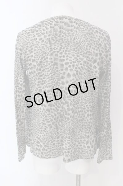 画像2: TORNADO MART / アニマルプリントアシンメトリートップス  グレー系 O-25-03-16-021-TO-to-YM-OS (2)