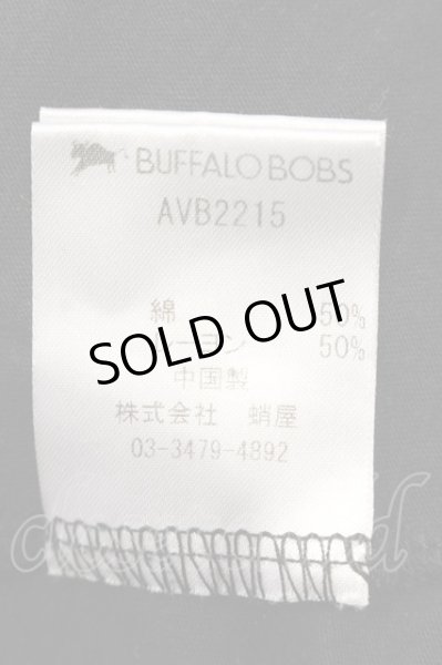 画像3: BUFFALO BOBS / アフガンドレープ変形ロングカットソー 2 ブラック O-25-03-16-023-BU-to-YM-ZT330 (3)