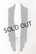 LGB / BACK/CROSS CARDI-1　カーディガン 1（レディース） ブラック O-25-03-16-025-LG-to-YM-ZT247