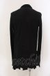 画像2: LGB / BACK/CROSS CARDI-1　カーディガン 1（レディース） ブラック O-25-03-16-025-LG-to-YM-ZT247 (2)