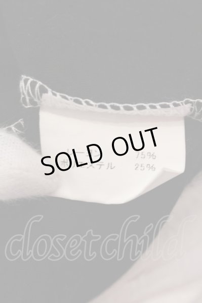 画像3: MIDAS / フェイクレイヤードスカルプリントカットソー 2 ホワイトｘブラック O-25-03-16-027-MI-to-YM-OS (3)