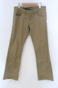 TORNADO MART / ブーツカットカラーストレッチパンツ M ベージュ O-25-03-16-030-TO-pa-YM-ZT247