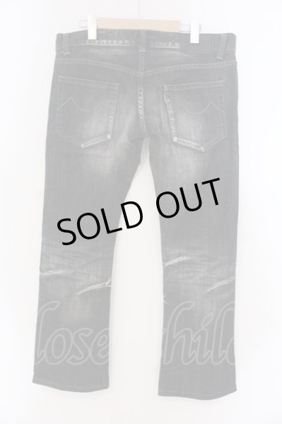 画像2: TORNADO MART / ヒゲ加工ブーツカットデニムパンツ LL グレー O-25-03-16-031-TO-pa-YM-OS (2)