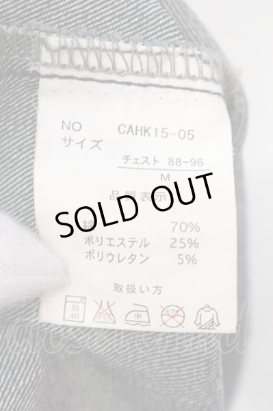 画像3: CavariA / イタリアンカラーブリーチストレッチデニムシャツ 44 インディゴ O-25-03-18-012-Ca-sh-YM-ZT013 (3)