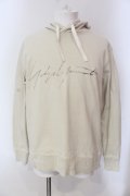 Y-3 / LOGO HOODIE　パーカー S グレージュ系 O-25-03-18-018-Y--to-YM-ZT012