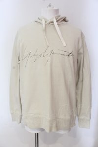 Y-3 / LOGO HOODIE　パーカー S グレージュ系 O-25-03-18-018-Y--to-YM-ZT012