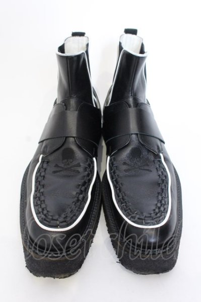 画像2: Hiromu Takahara / サイドゴアラバーソールレザーシューズ 41 1/2 ブラック O-25-03-20-028-Hi-sho-YM-ZT-S004 (2)