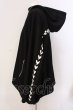 画像3: CIVARIZE / レースアップ変形ポンチョパーカー F ブラック O-25-03-20-007-CI-to-YM-OS (3)