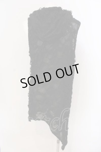 画像2: CIVARIZE / オパールダメージノースリーブロングパーカー F ブラック O-25-03-20-008-CI-to-OW-OS (2)