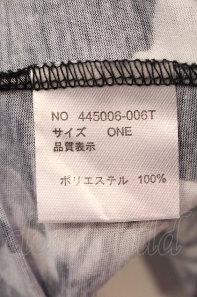 画像3: NO ID. BLACK / フラワー総柄BIGロンTカットソー ONE ブラック O-25-03-20-010-NO-to-YM-ZT011 (3)