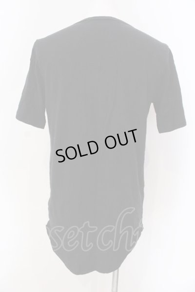 画像2: NO ID. / ワッシャーラウンドTシャツ 1 ブラック O-25-03-20-011-NO-ts-YM-ZT011