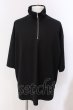 画像1: NO ID. / ハーフZIP BIG-PO　トップス ONE ブラック O-25-03-20-013-NO-ts-YM-ZT0324N (1)