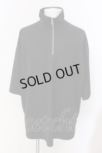 NO ID. / ハーフZIP BIG-PO　トップス ONE ブラック O-25-03-20-013-NO-ts-YM-ZT0324N